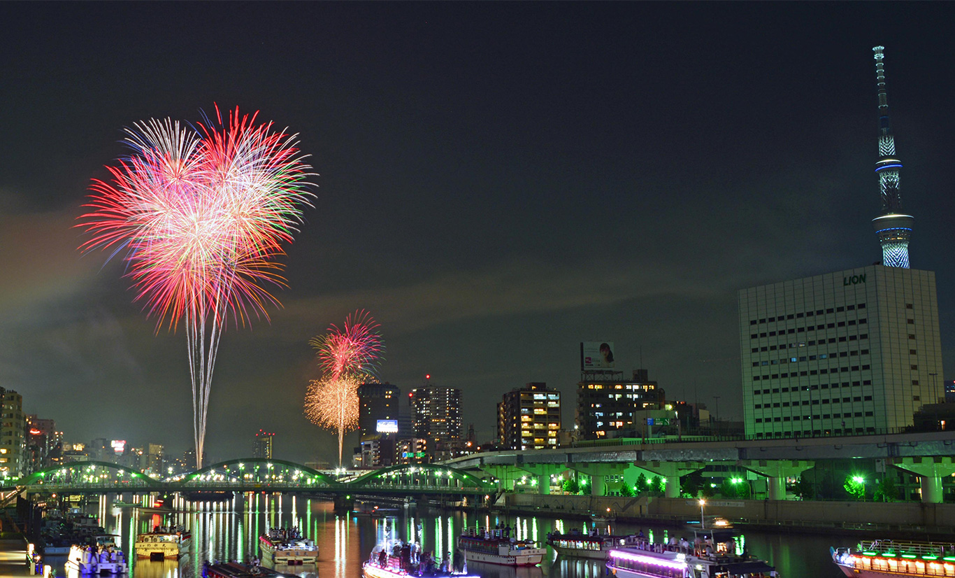 Feu d'artifice du fleuve Sumida 2026